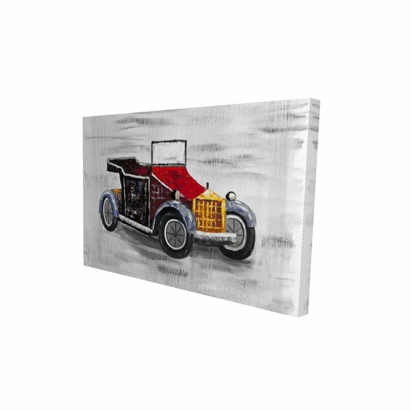 Fondo 20 x 30 in. Vintage Car with Sunroof-Print on Canvas FO2793161